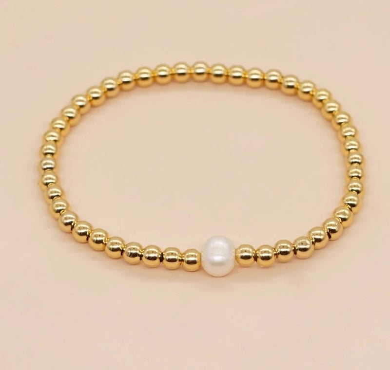 Gold Stacking Bracelet