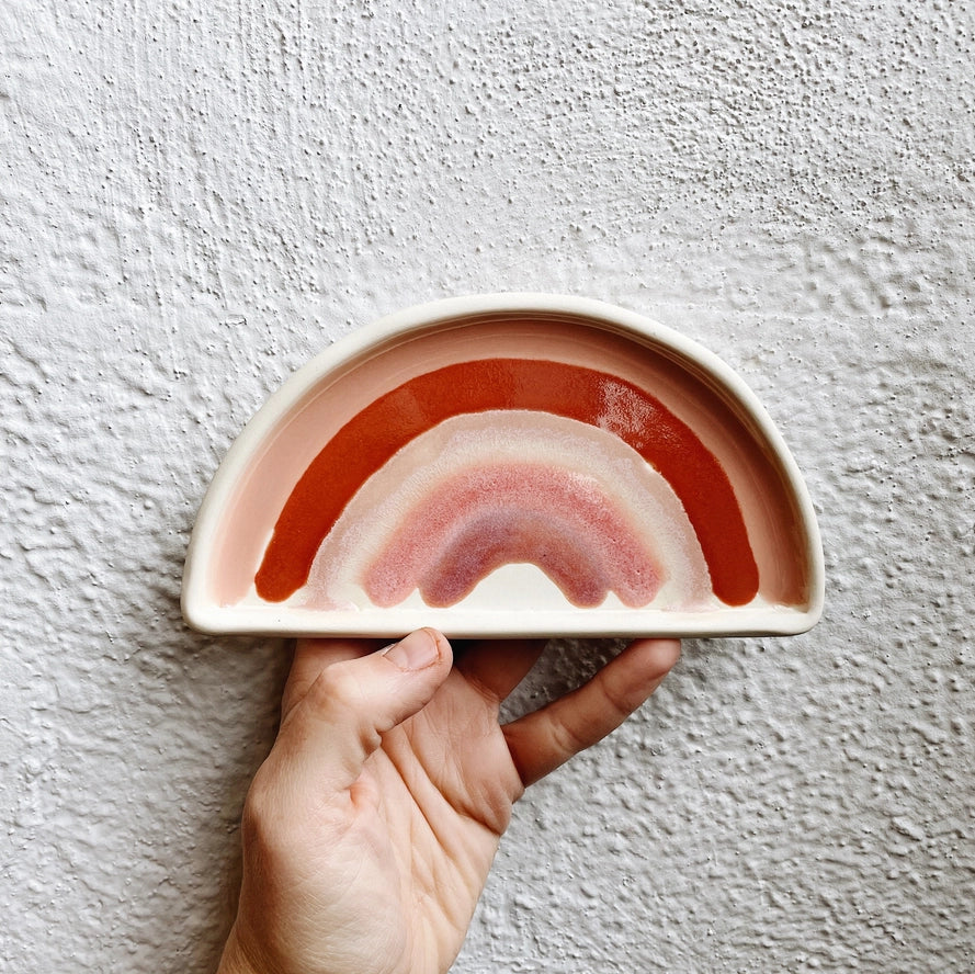 Pink Rainbow Dish