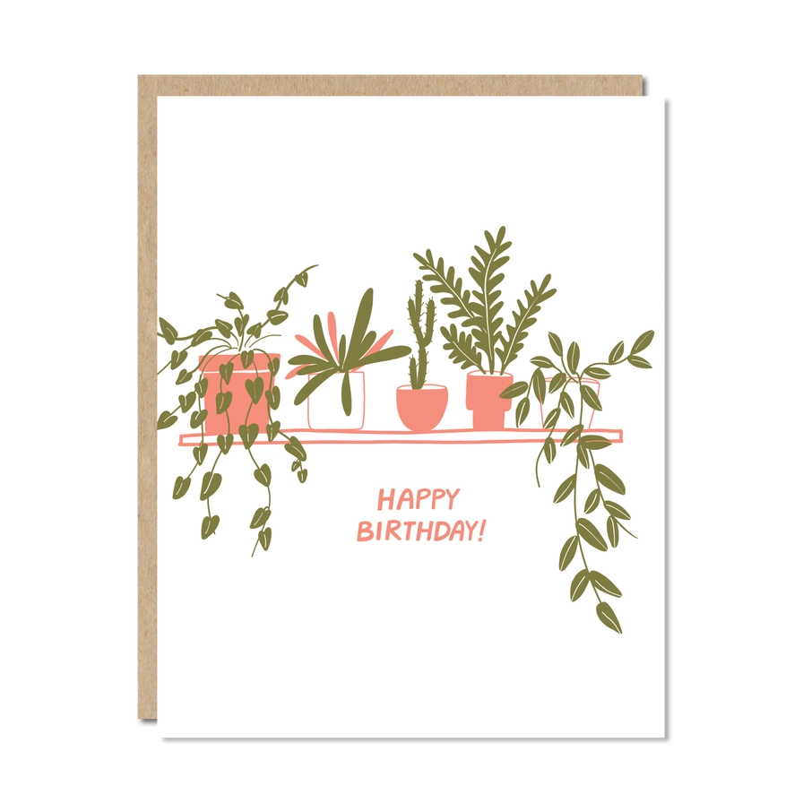 Plant Wall - Birthday Card