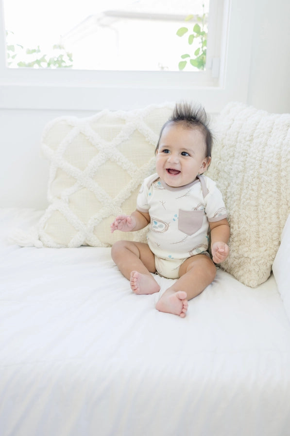 Quail Nest Organic Cotton Short Sleeve Bodysuit