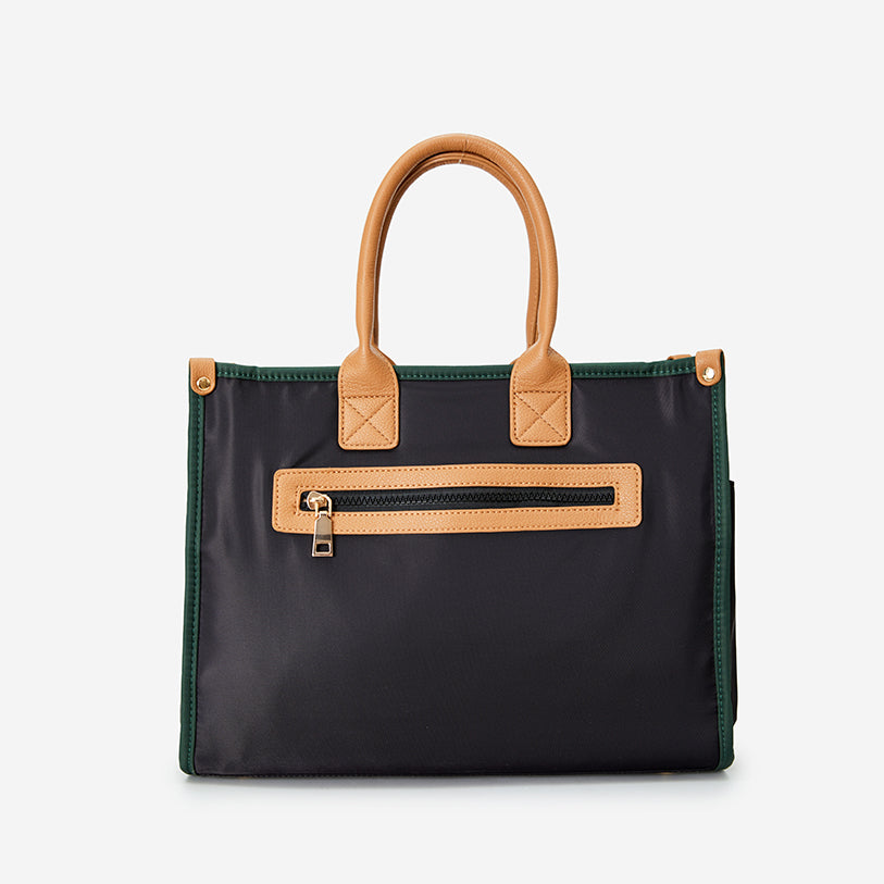 Quilted Nylon 2-in-1 Satchel