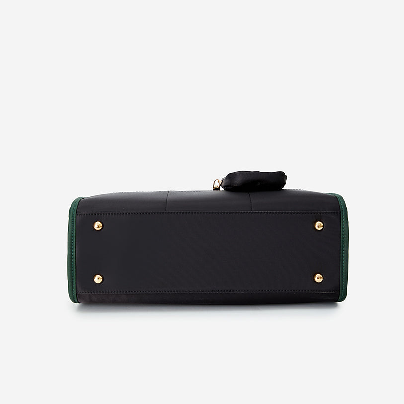 Quilted Nylon 2-in-1 Satchel