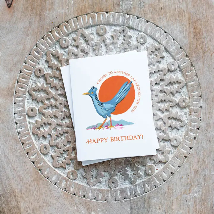 Roadrunner Birthday Greeting Card
