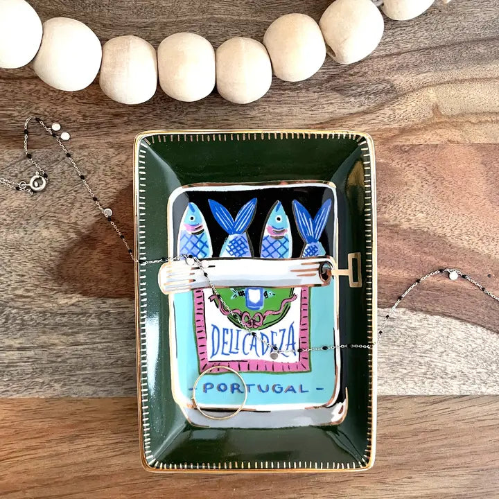 Sardines Porcelain Trinket Dish