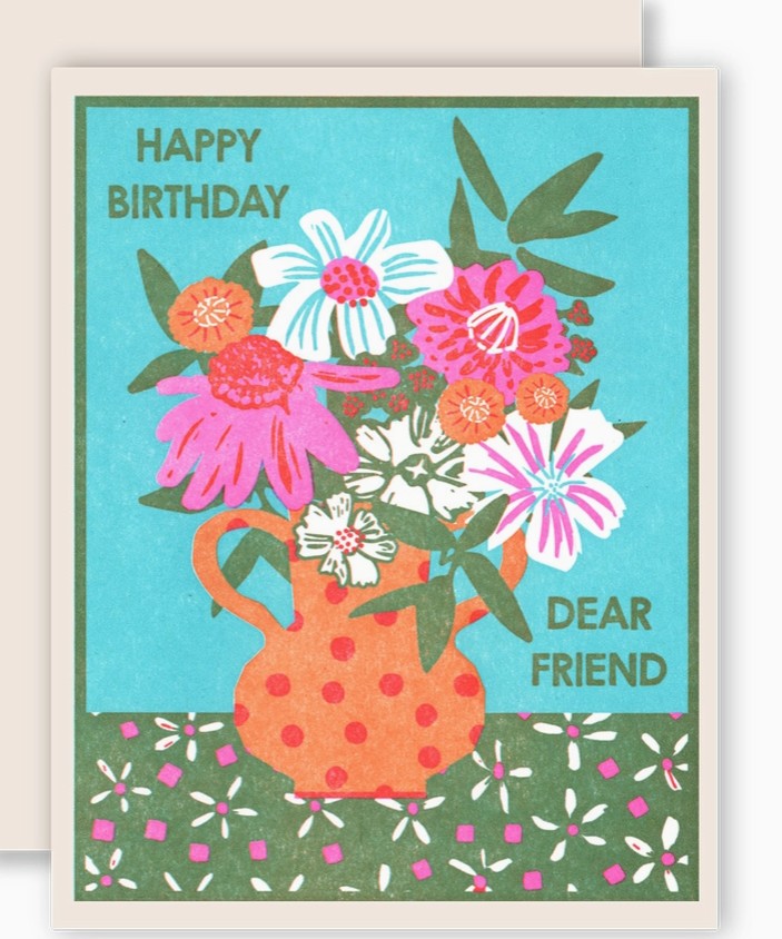 Happy Birthday Dear Friend Card