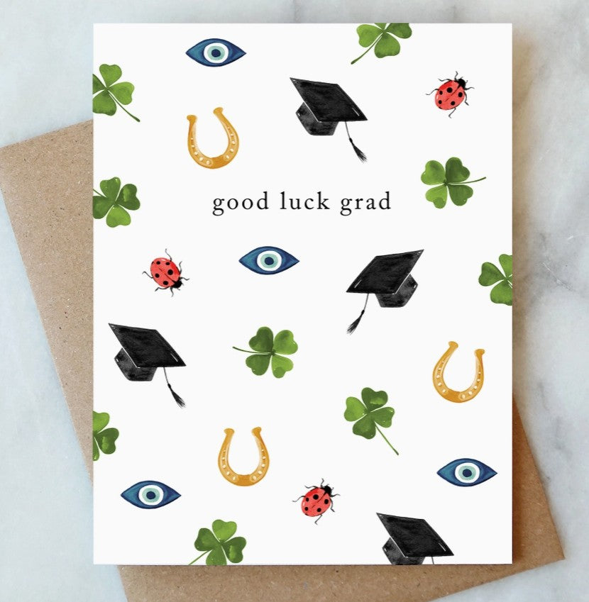 Lucky Graduation Congrats Card
