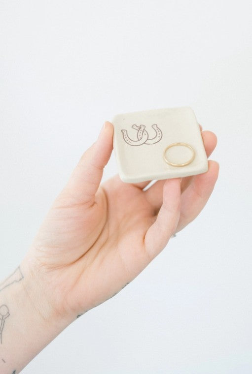 Handmade Good Luck Ring Dish