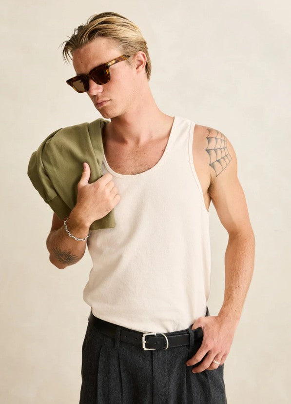 Textured Jersey Singlet