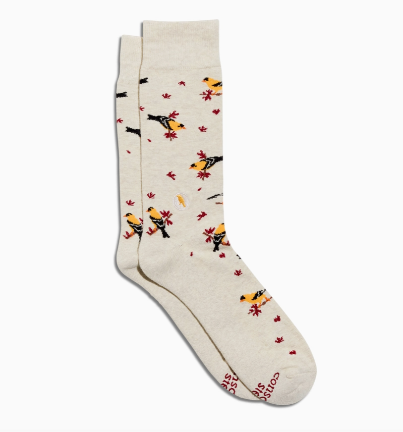 Socks that Protect Goldfinches