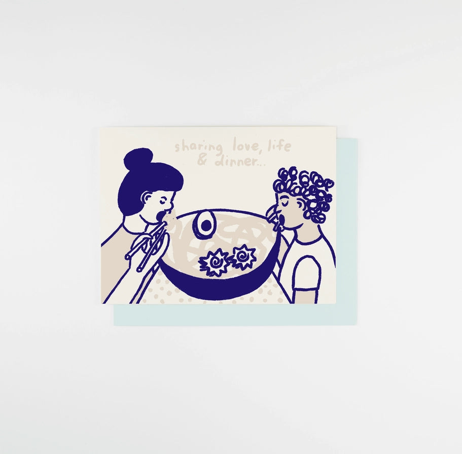 Sharing Dinner Card