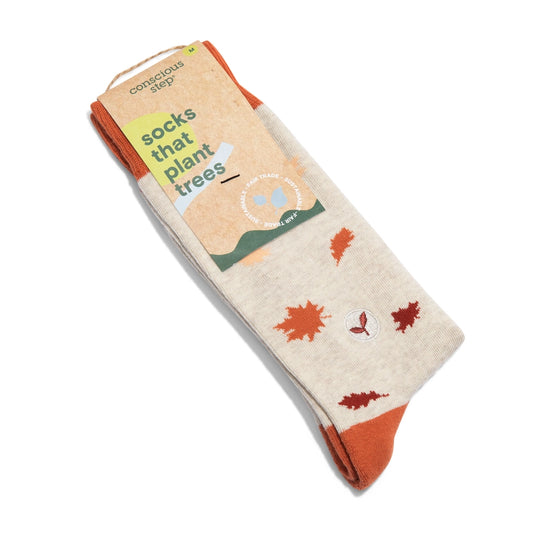 Socks That Plant Trees (Fall Leaves)