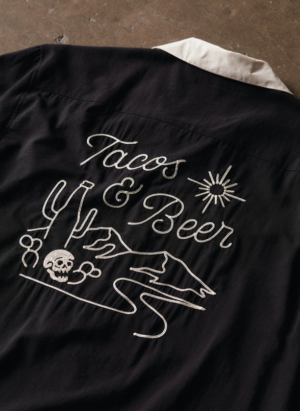 Tacos & Beer Casual Button Down Shirt (Unisex)
