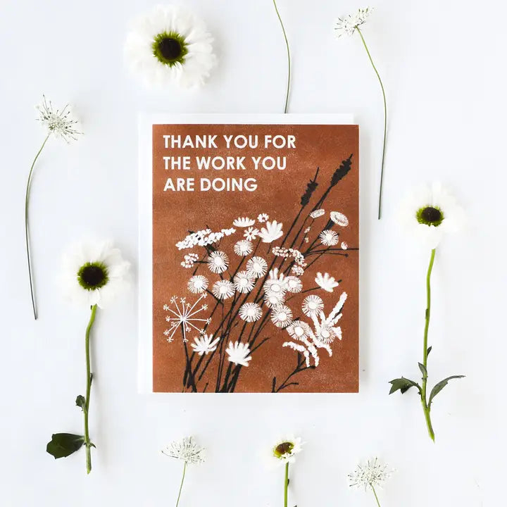 Thank You For the Work Card