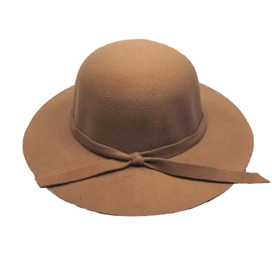 Tiny Floppy Felt Hat Camel