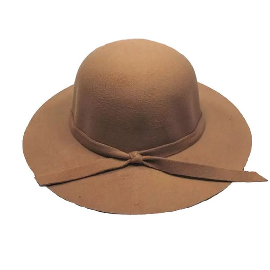 Tiny Floppy Felt Hat - Camel