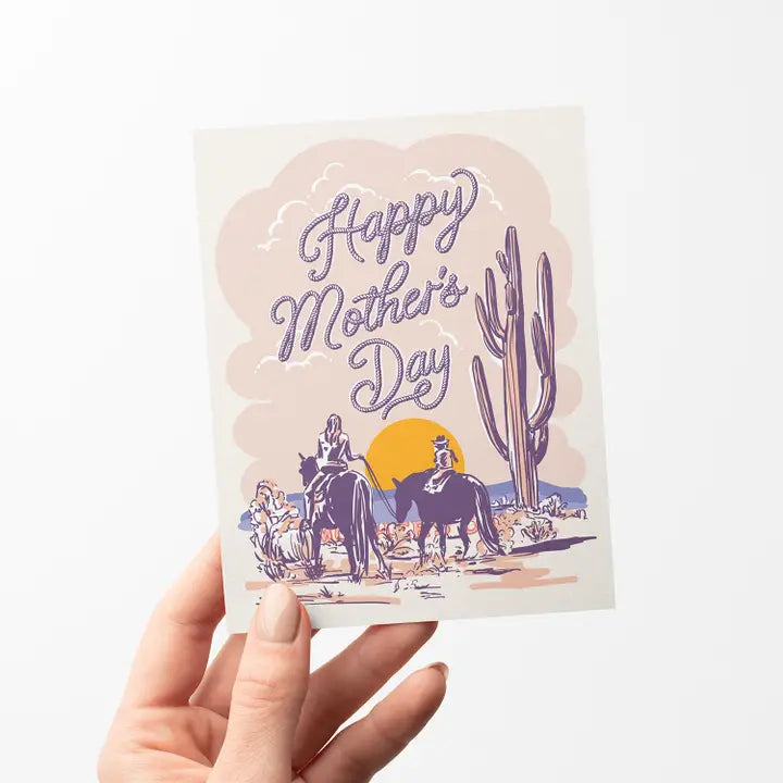 Trail Ride Mother's Day Greeting Card