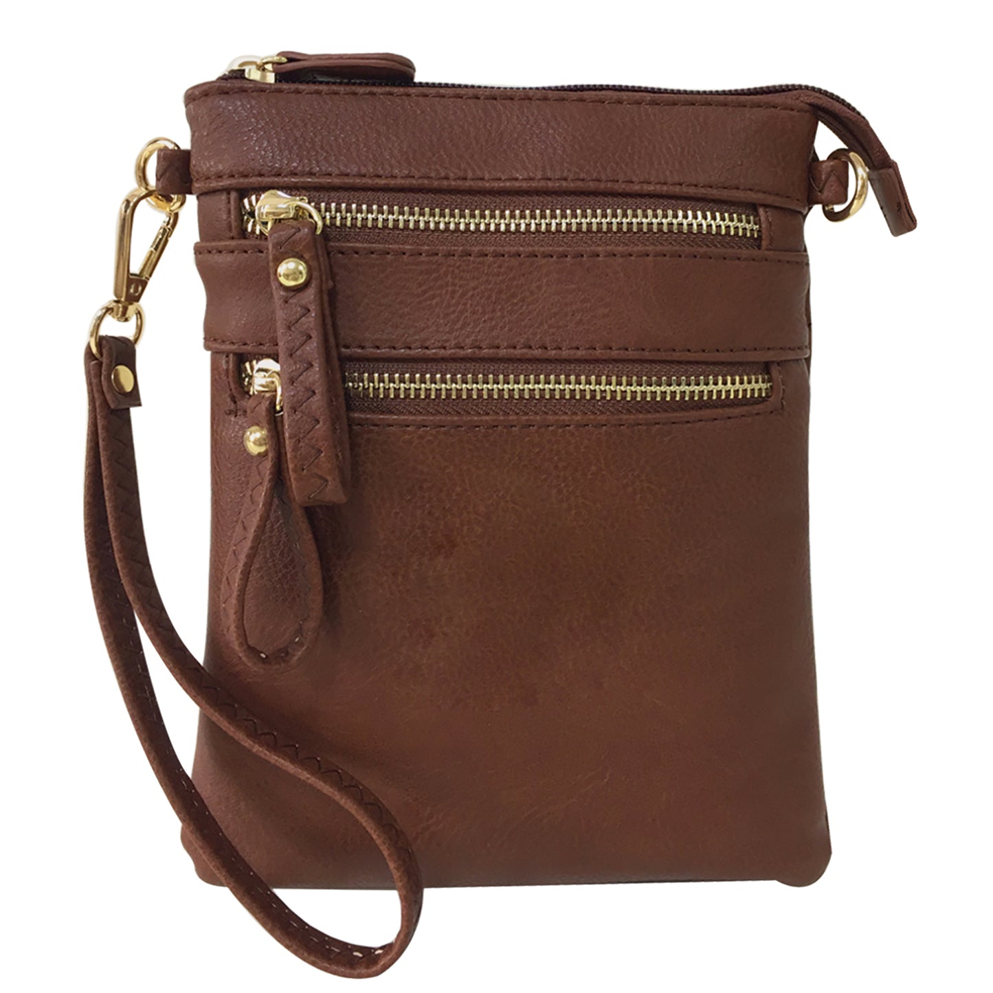 Multi Zip Pocket Cross Body Bag