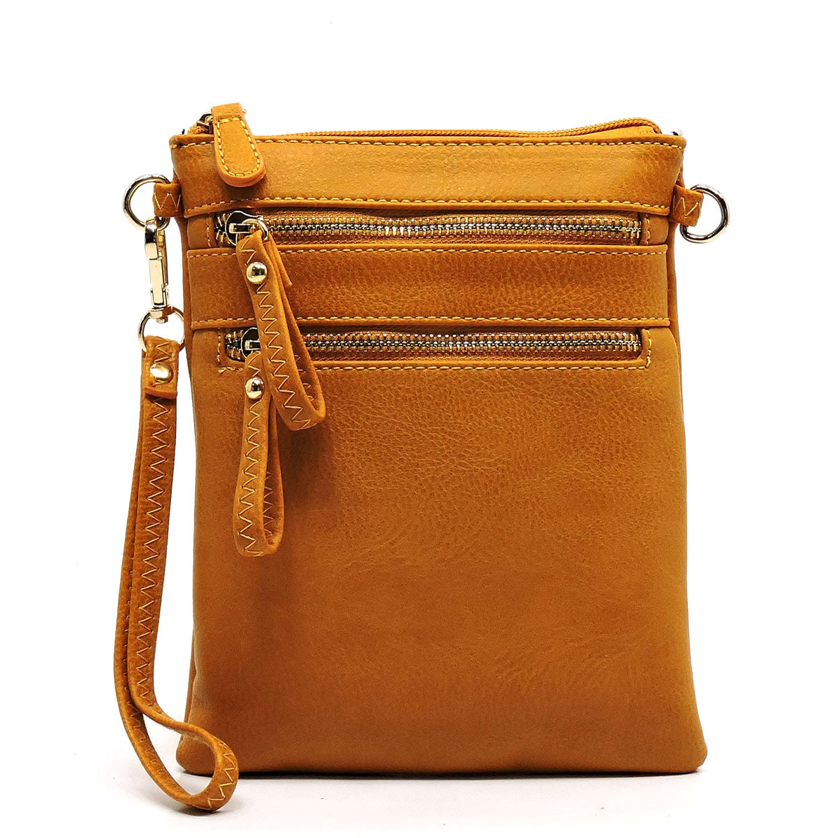 Multi Zip Pocket Cross Body Bag