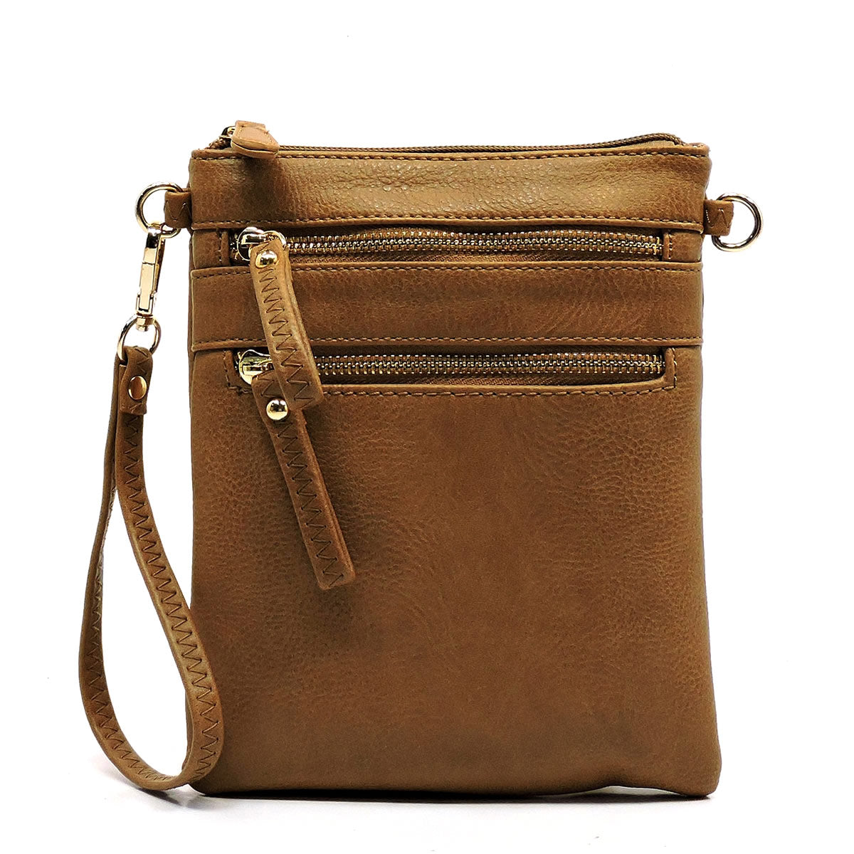 Multi Zip Pocket Cross Body Bag