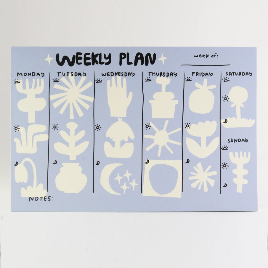 Blue Weekly Planner