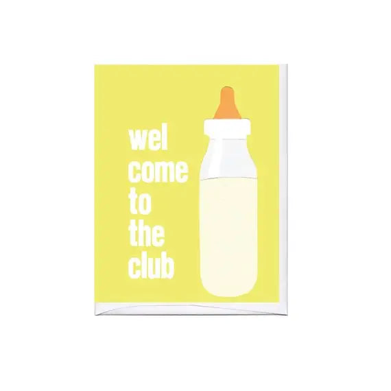 Welcome To the Club New Baby Greeting Card
