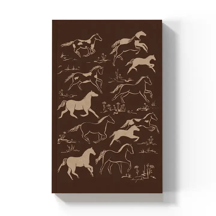 Wildhorses Kraft Layflat Notebook