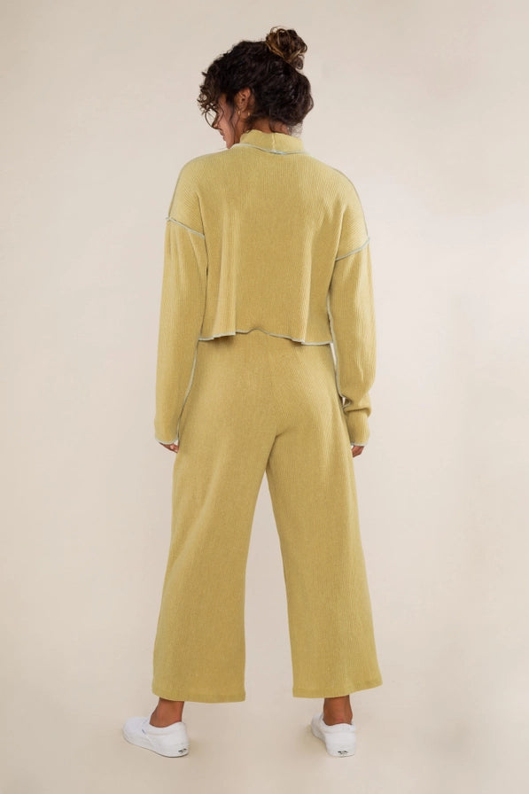 Winnie Pleated Turtleneck Top