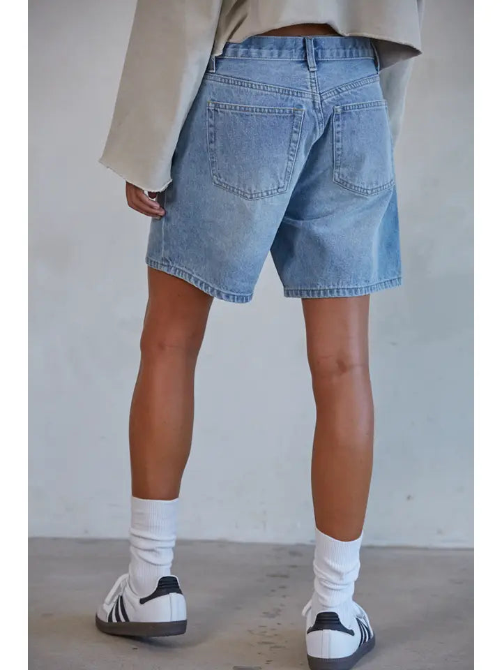 Straight Leg Bermuda Shorts