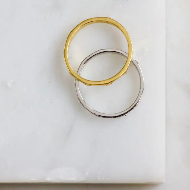 Zircon Starburst Ring