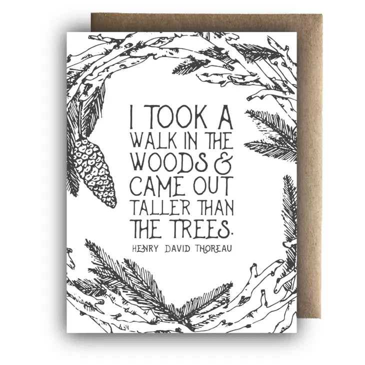 A Walk In The Woods Card