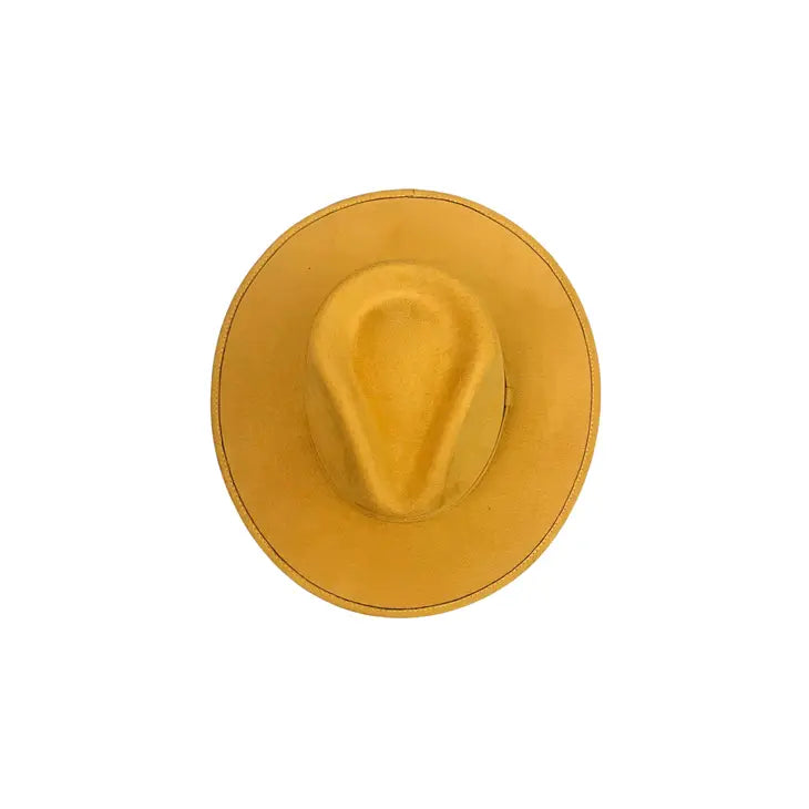 Vegan Suede Rancher Hat - Medium