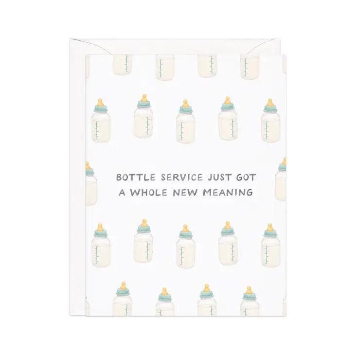 Bottle Service Card