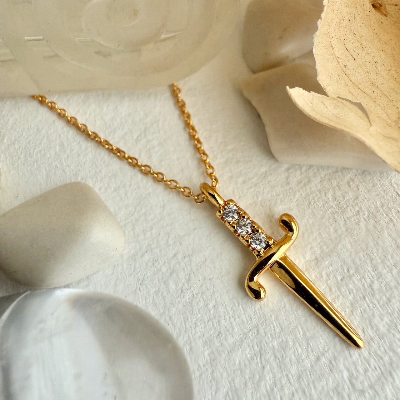Bruté Dagger Charm Necklace