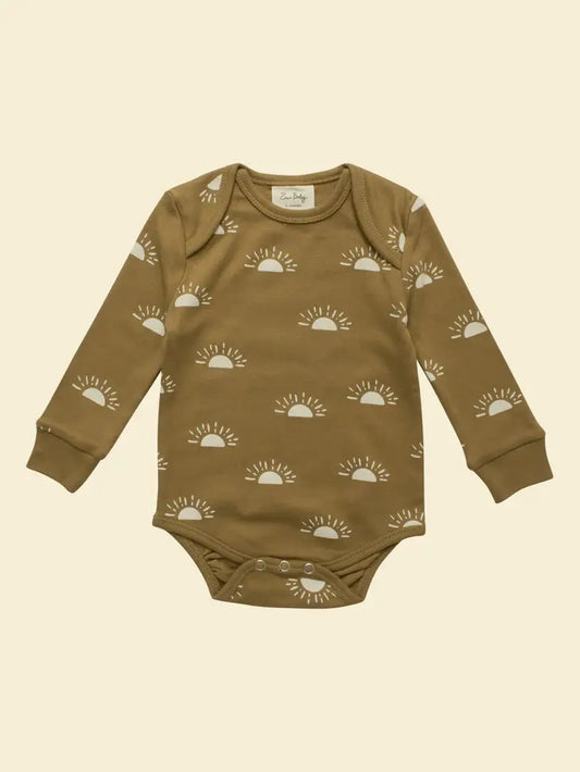 Sun Organic Long-Sleeve Bodysuit