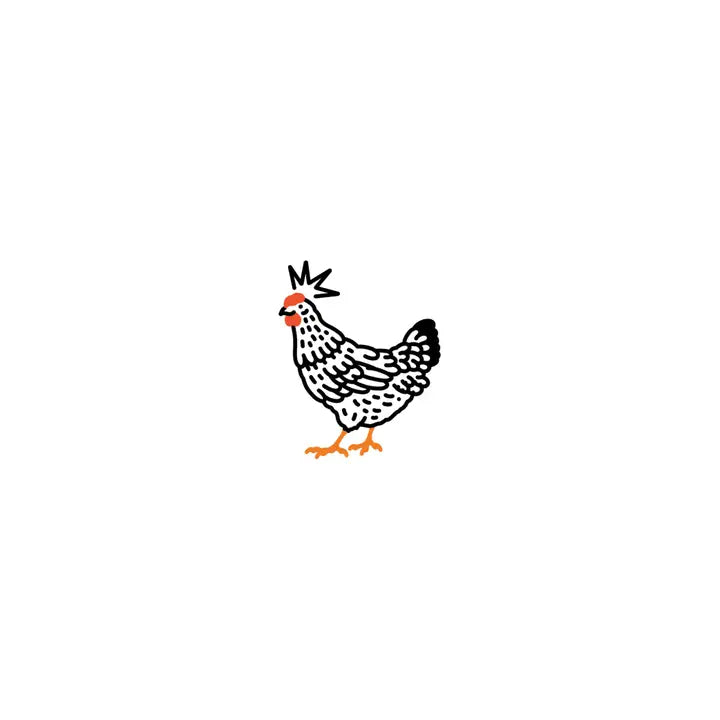 Chicken Tattoo Pair