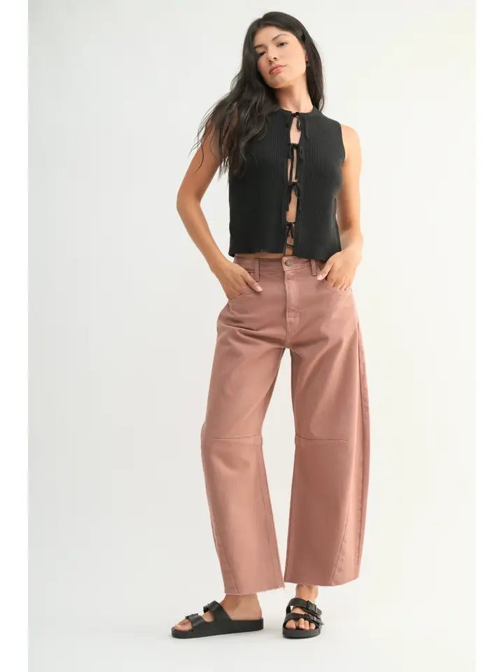 Clay Barrel Jeans