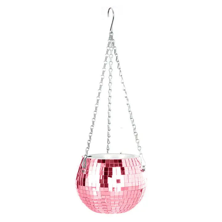 Disco Hanging Planter 6"