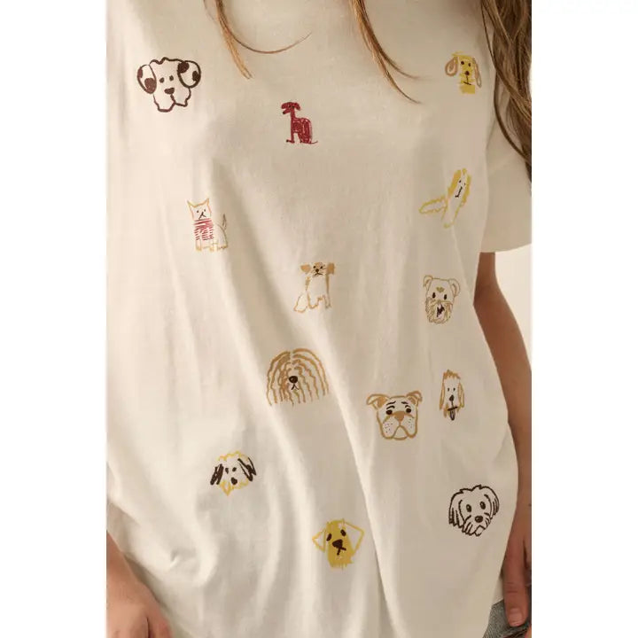 Dogs Vintage Graphic Tee