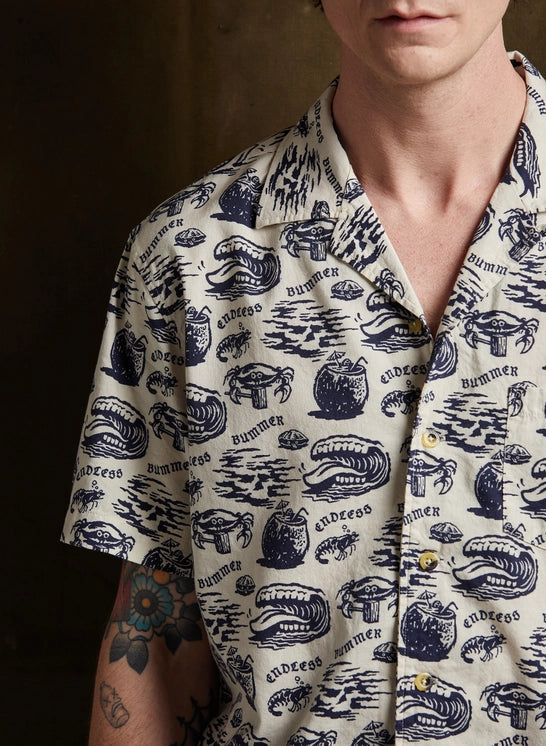 Endless Bummer Mens Button Up Shirt