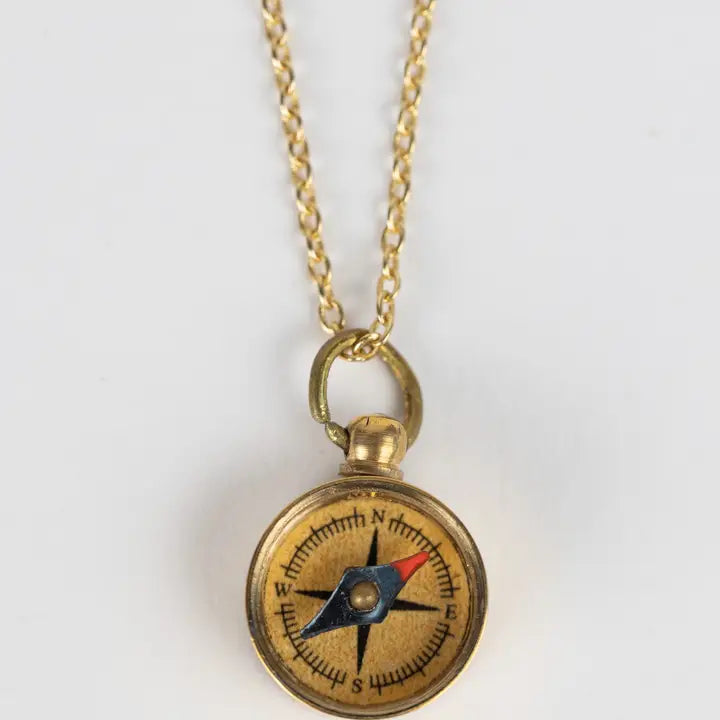 Find Your Way Compass Necklace