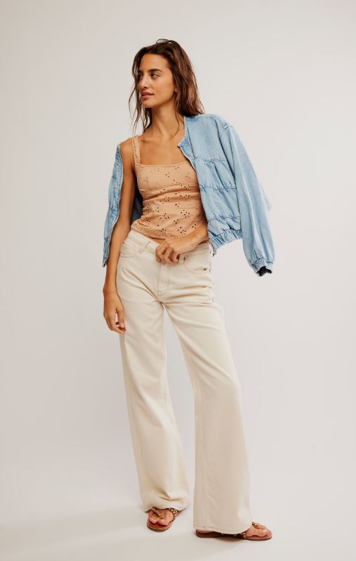 We The Free Full Bloom Eyelet Cami