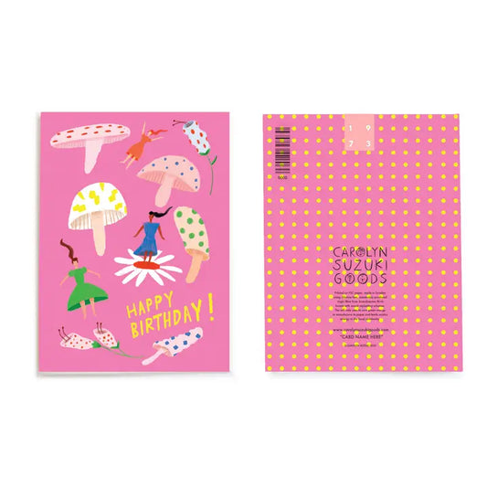 Fun with Fungi Birthday Card