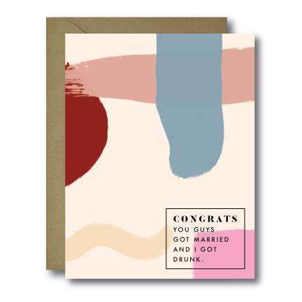 You Guys Got Married Card