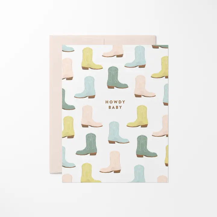 Howdy Baby Card