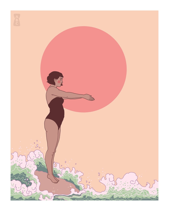 Just Go For It Giclee Print