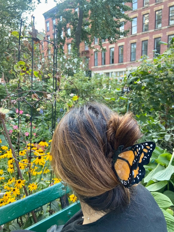 Large Monarch Butterfly Hair Clip