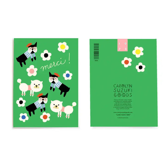 Merci Beaucoup Thank You Card