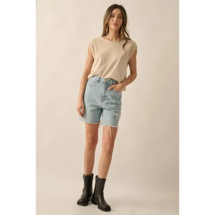 Mineral Wash Knit Tee