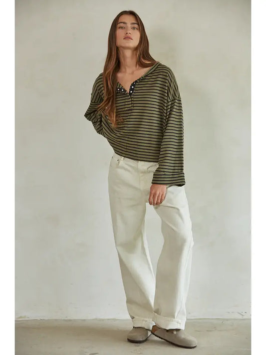 Oliven Haze Pullover