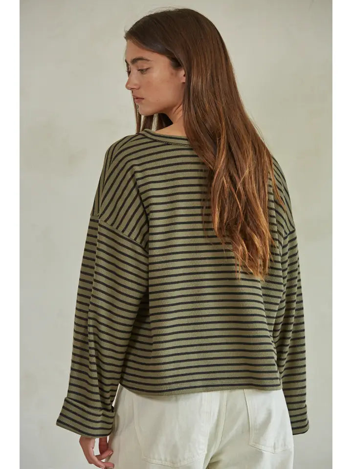 Oliven Haze Pullover